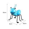 M-Modern-2Pcs Garden Ant Art Ornaments Metal Ant Wall Hanging Decoration Iron Art Outdoor Garden Sculpture Ornament Craftwork Ea