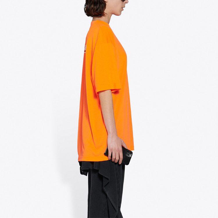 Balenciaga T Shirt Women's Orange 641655TKVE87073