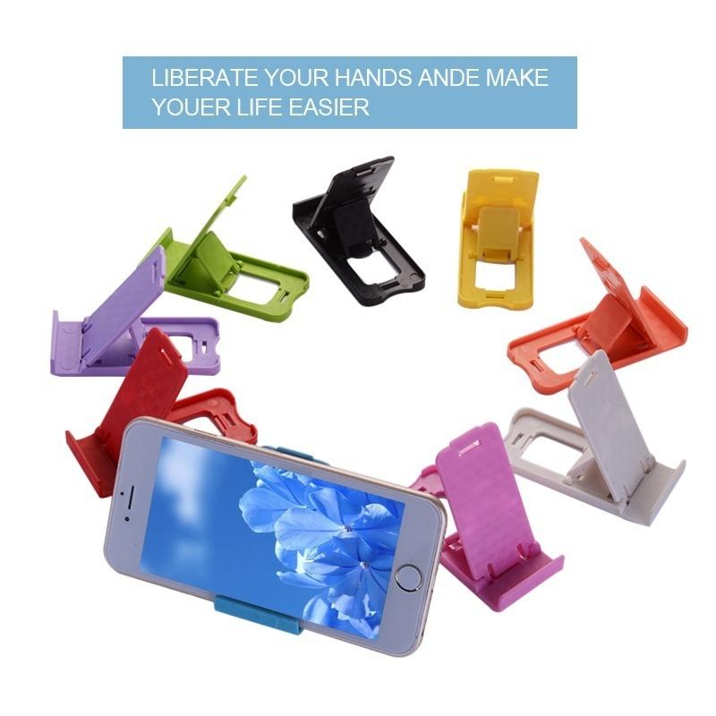 5pcs/set Universal Folding Table Cell Phone Support Plastic Holder Desktop Stand for Your Phone Smartphone & Tablet Support Phone Holder