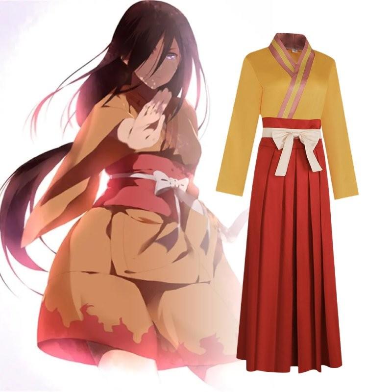 Naruto Hyuuga Hanabi Ladies Role Play Costume Suit Cosplay Clothes Set Dresses