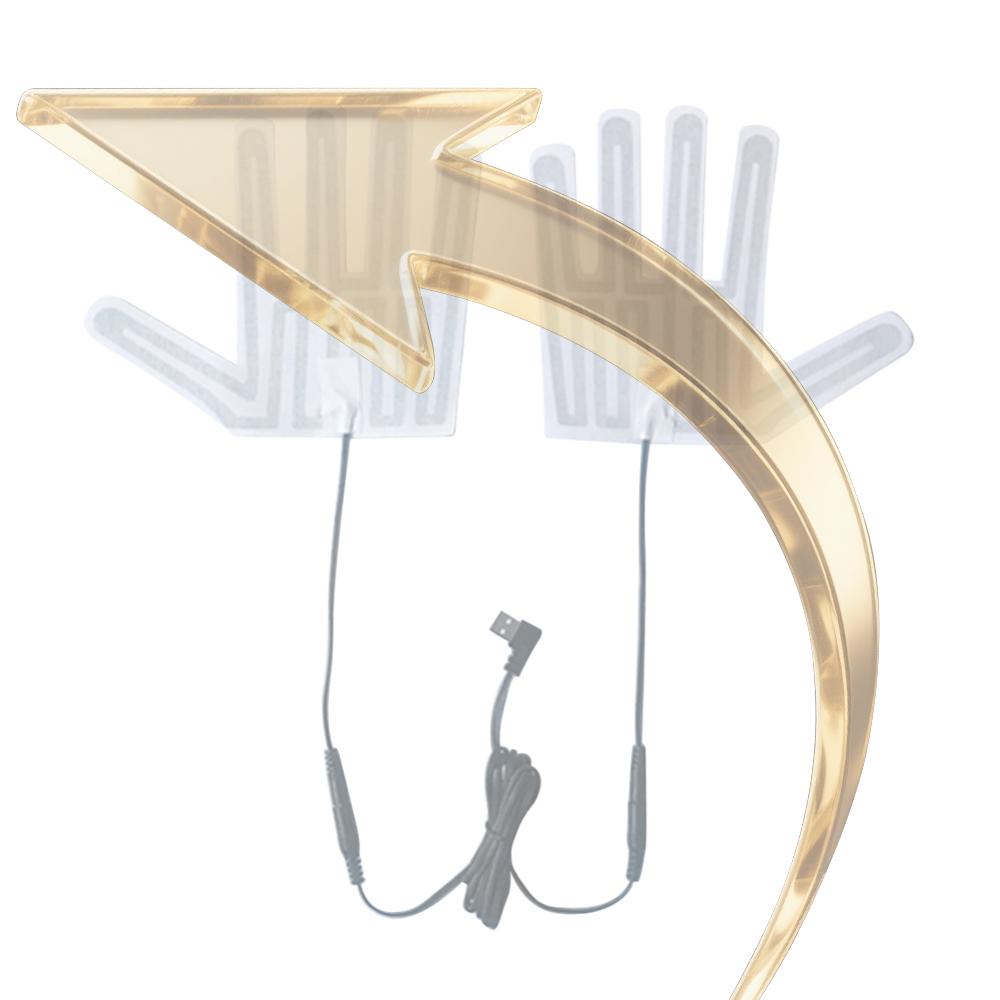 

Portable Electric Heating Pads Lightweight Five-Finger Gloves Heating Pad Winter Outdoor Hand Feet Warmer Accessories China Mainland