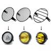 Universal Motorcycle Vintage Headlight Protector Retro Grill Light Lamp Cover For Harley Ducati Chopper Yamaha Cafe Racer