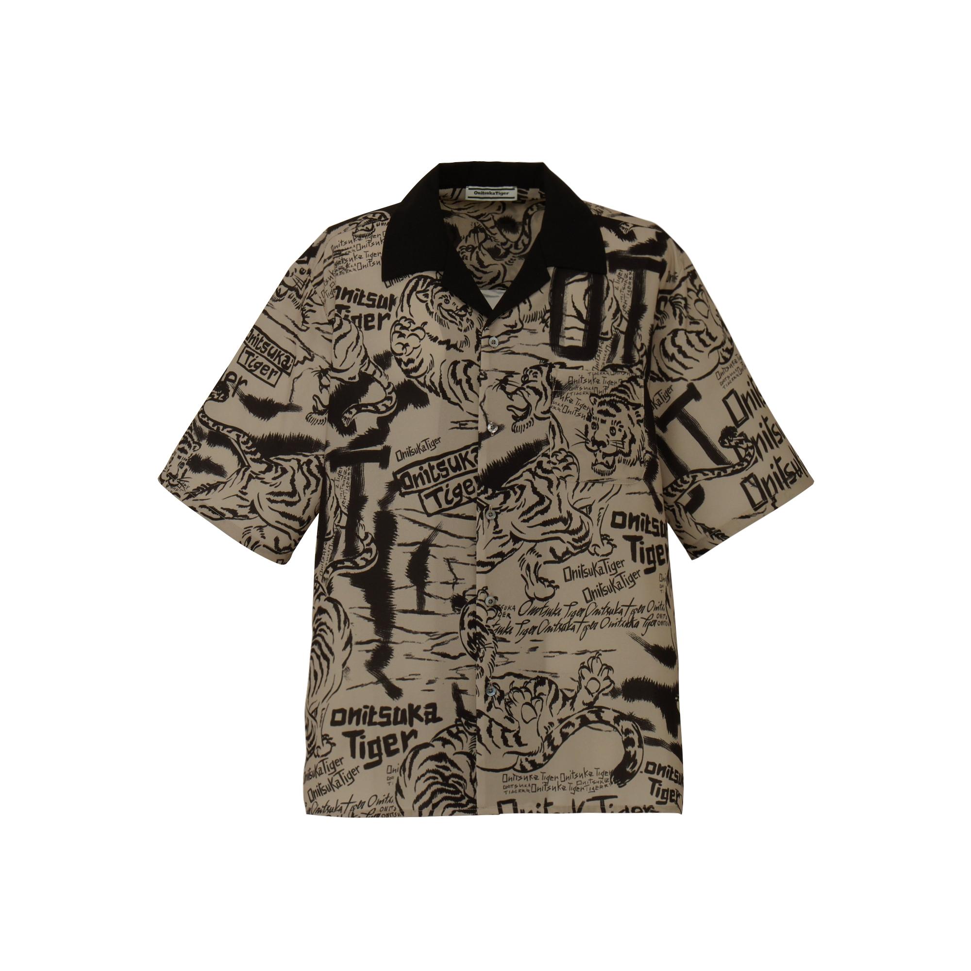 Onitsuka Tiger PRINTED SHIRT Men s Beige 2181B047-250 L