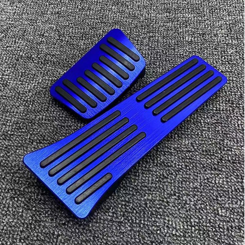 Hliníkové nožní pedály paliva plynový pedál plynové brzdy příslušenství krycí destičky pro Kia Carnival Sedona KA4 2022