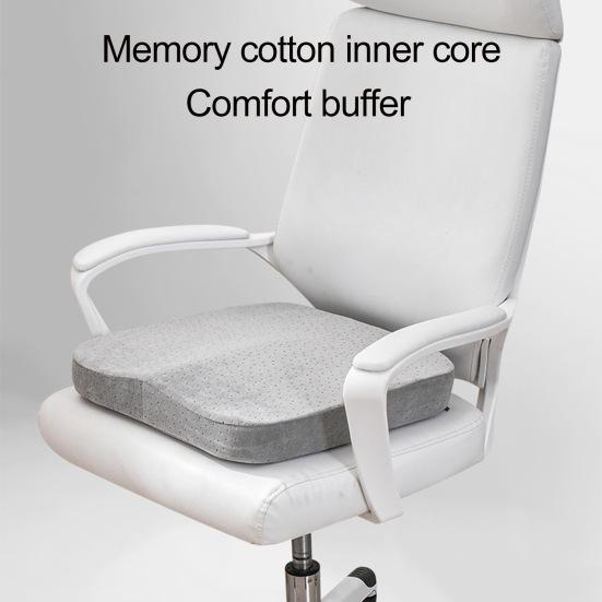 Sittende kontorpute Sklisikker Myk Tykket Memory Foam Sovesal Student Lange sittetimer Isjias Halebein Smerter Rygglindrende Stoler Sete