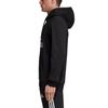 Adidas Classic Logo Pullover Hoodie Autumn International Edition Men Tops Black DQ1461