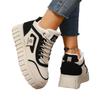 2025 Women's Fleece-lined High-top Winter Sneakers – Thick-soled, Warm, Stylish