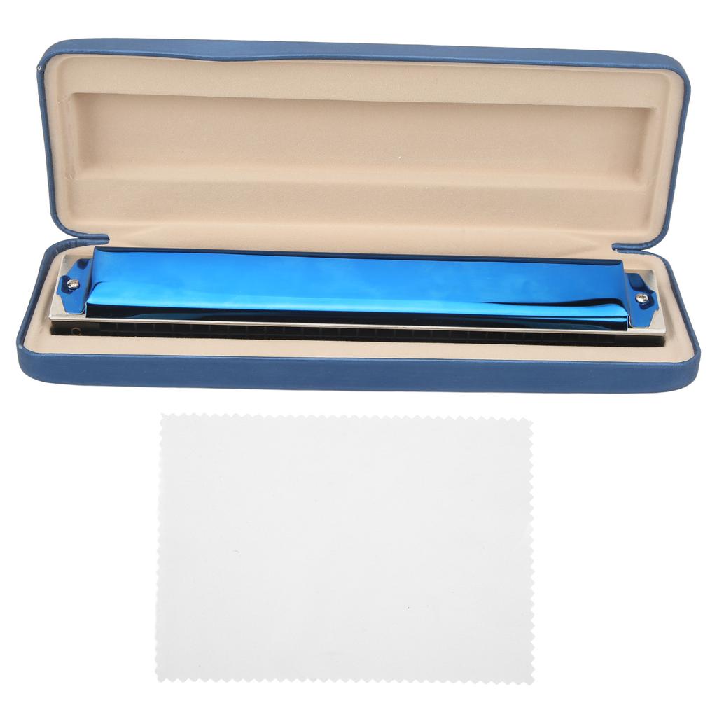 28 Hole Polyphonic C Key Harmonica Multi Point Support Firm Structure Harmonica C Mouth Organ for