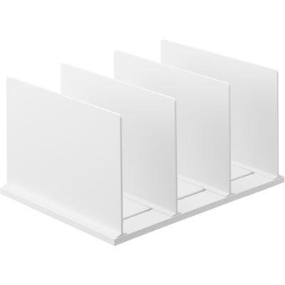 Yamazaki Adjustable Width Bag Tower Bag Prevents Bag 10616 (Yamazaki Industries) Stand, White, W31.5×D24×H18.3cm, Series, Storage, Deformation,