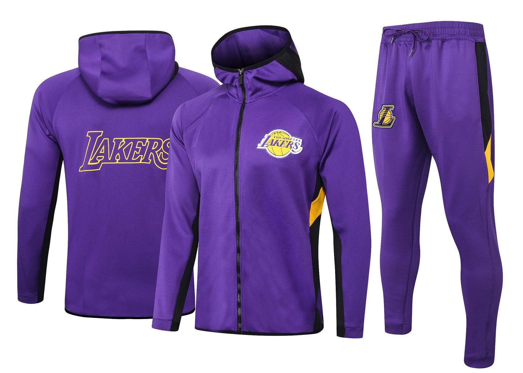 NBA appearance clothes basketball training clothes autumn men s jacket cardigan zipper sportswear set L