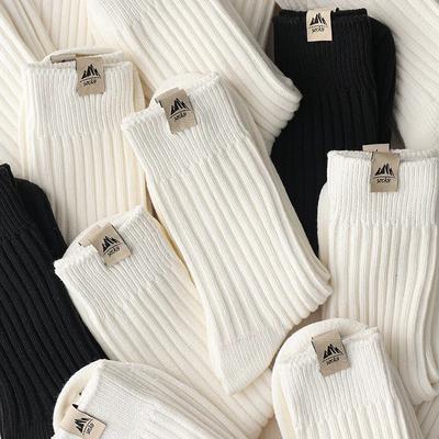 Men's Long Socks Are Versatile, Thick and Thick, Mid-calf, Autumn and Winter, and Trendy