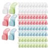 BHBL 400 Pcs Clothes Hanger Connector Hooks 4 Colors Cascading Hanger Hooks Heavy Duty Connecting Buckle Hooks
