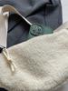 Lambswool Plush Crossbody Bag: 2024 Winter Versatile Small Chest Bag for Women In Solid Colors