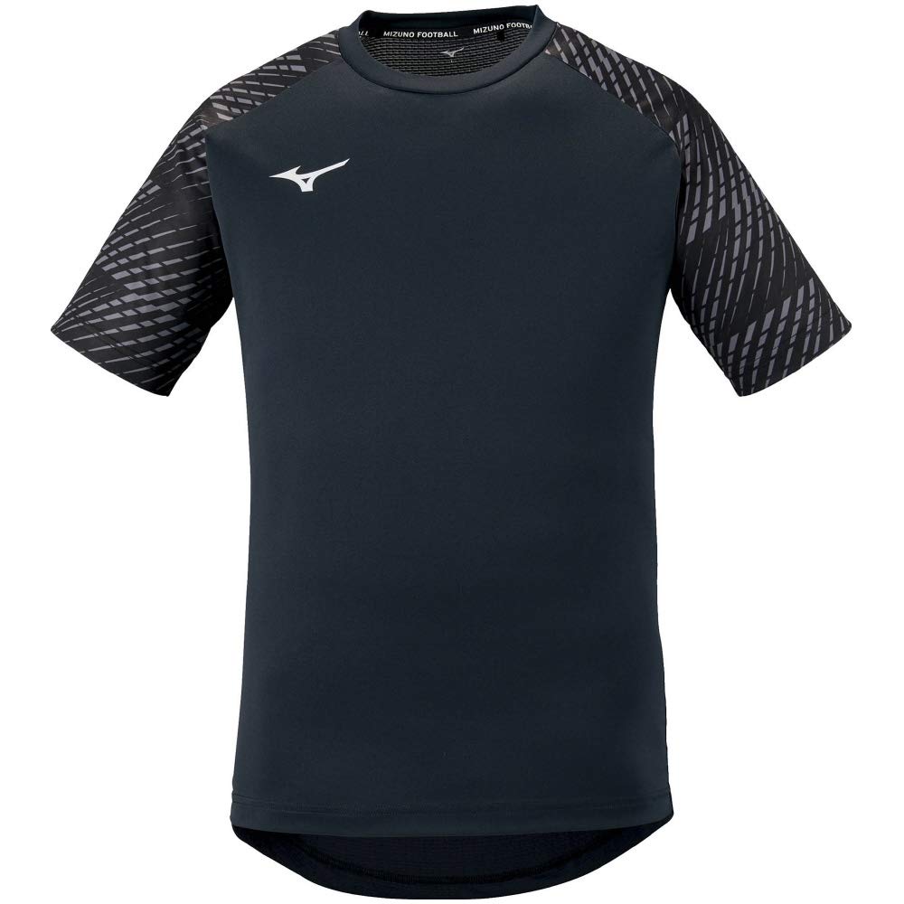 Mizuno Soccer Wear Mesh Field Shirt P2MA1041 Boys Black Size 130