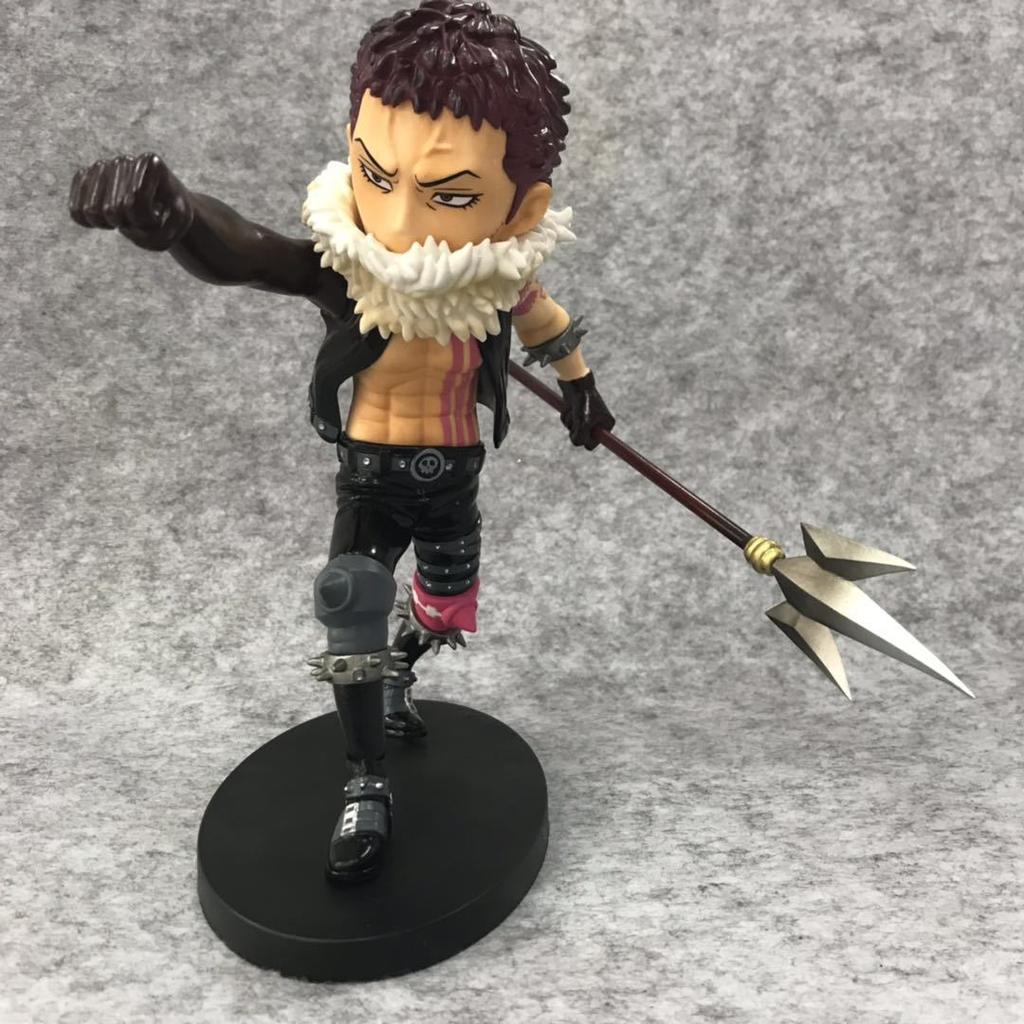 Anime One Piece Figure 20cm Charlotte Katakuri Battle Figure Model PVC Toys Doll Collection Desktop Decoration Gift