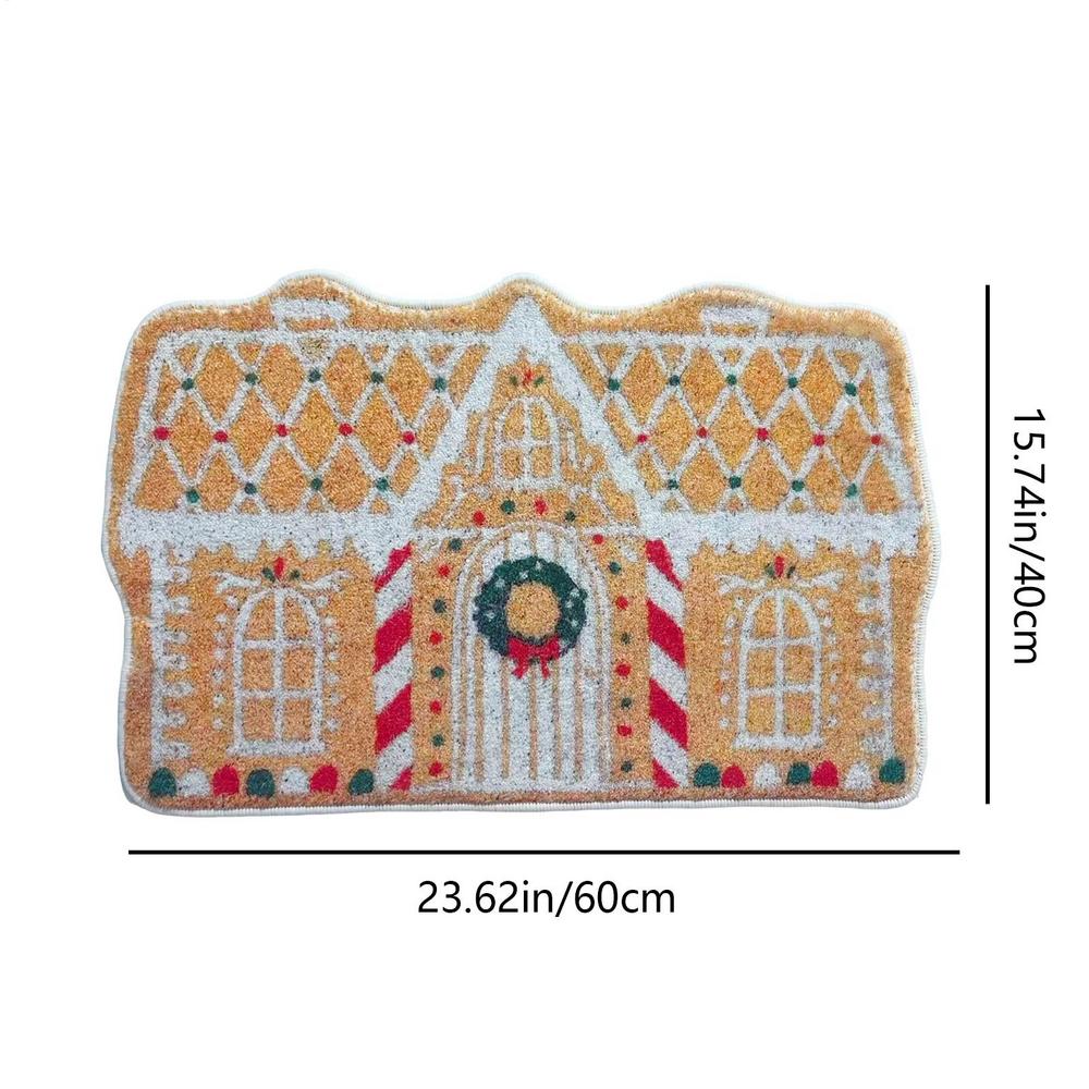 

Christmas Carpet Door Merry Christmas Mat Non-Slip Festival Outdoor Decorations Home 2025 Navidad Xmas Ornament New Year 2026
