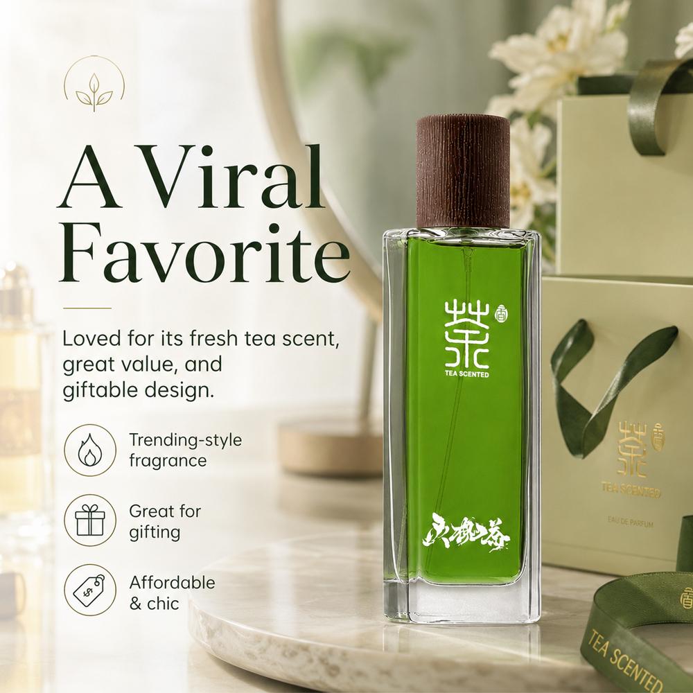 Tea Fragrance, Perfume, White Tea, Light Fragrance, High-end Fragrance, Long-lasting Freshness