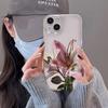 Trendy Lily Flowers Pattern Phone Case For IPhone 17e Air 17 16 15 14 Pro Max 16E 13 12 11 Plus Retro Protective Clear Funda