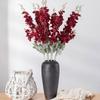 Fake Delphinium Flower Wedding Artificial Delphinium Fake Plants Wedding Bridle Bouquet Indoor Outdoor Home Kitchen Office Table