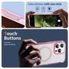 For iPhone 16 Pro Case with Camera Touch Control Button PC + TPU Phone Cover Compatible with MagSafe
