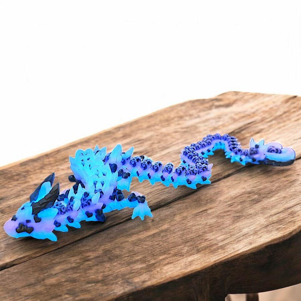 Chinese Dragon 3D Printed Dragon 3D Articulated Dragon Toys  Landscaping Decoration