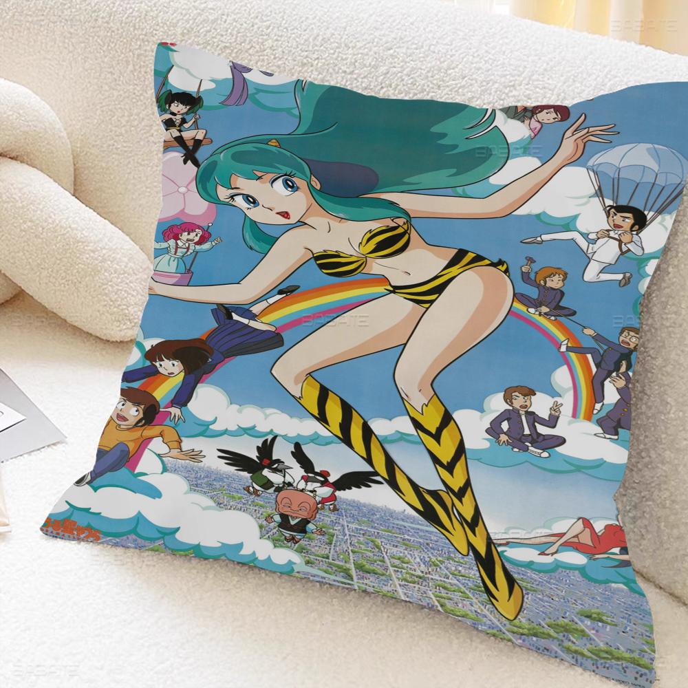 Urusei Yatsura Anime Pillow Cover Design Cushion Cover Decor Holiday Decorati