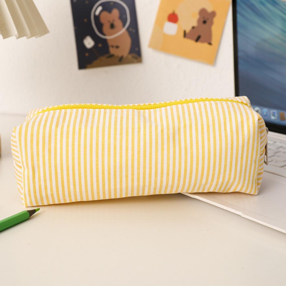 Большая сумка-пенал в полоску Органайзер для канцелярских принадлежностей Высококачественный пенал для ручек Студенты 04