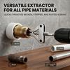 Xiaomi Universal 1/2" 3/4" 1" Hex Shank Broken Pipe Extractor Drill Powered Faucet Valve Stuck Remover Heavy Duty Plumbing Repair Tools