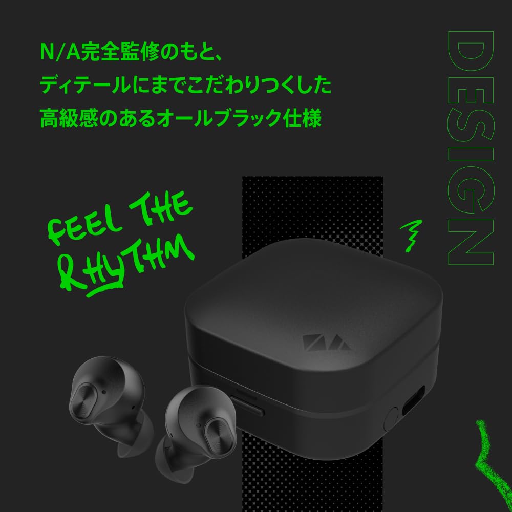 AVIOT Wireless Earbuds Collaboration with Ryo Nishikido and Jin Akanishi Noise Up to 42 Hours of Ambient Sound IPX4 Waterproof TE-Q3-NA2 (N/A Model)
