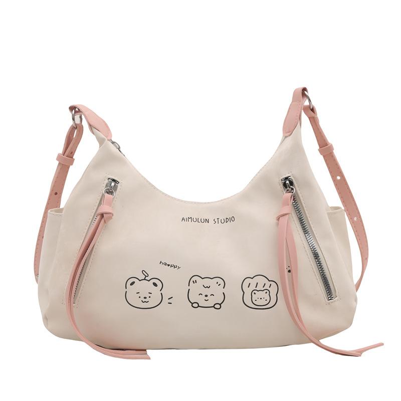 Retro Versatile Women's Bags, High-end Niche Design 2025 Autumn Shoulder Bags, Trendy Fashion Underarm Bags, Messenger Bags