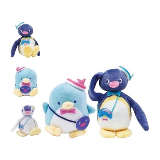 Qualia Pingu x Tuxedo Sam Plush Mascot All 5 Types Set Full Comp Gacha Gacha Capsule Toy