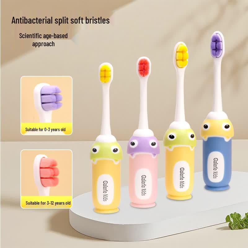 

Children s Soft Bristle Dinosaur Toothbrush Set
