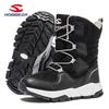 Happy Bear Kids' Fleece-Lined Snow Boots: Warm, Thick, Cotton, Mid-Calf, Cold-Resistant Boots for Boys & Girls