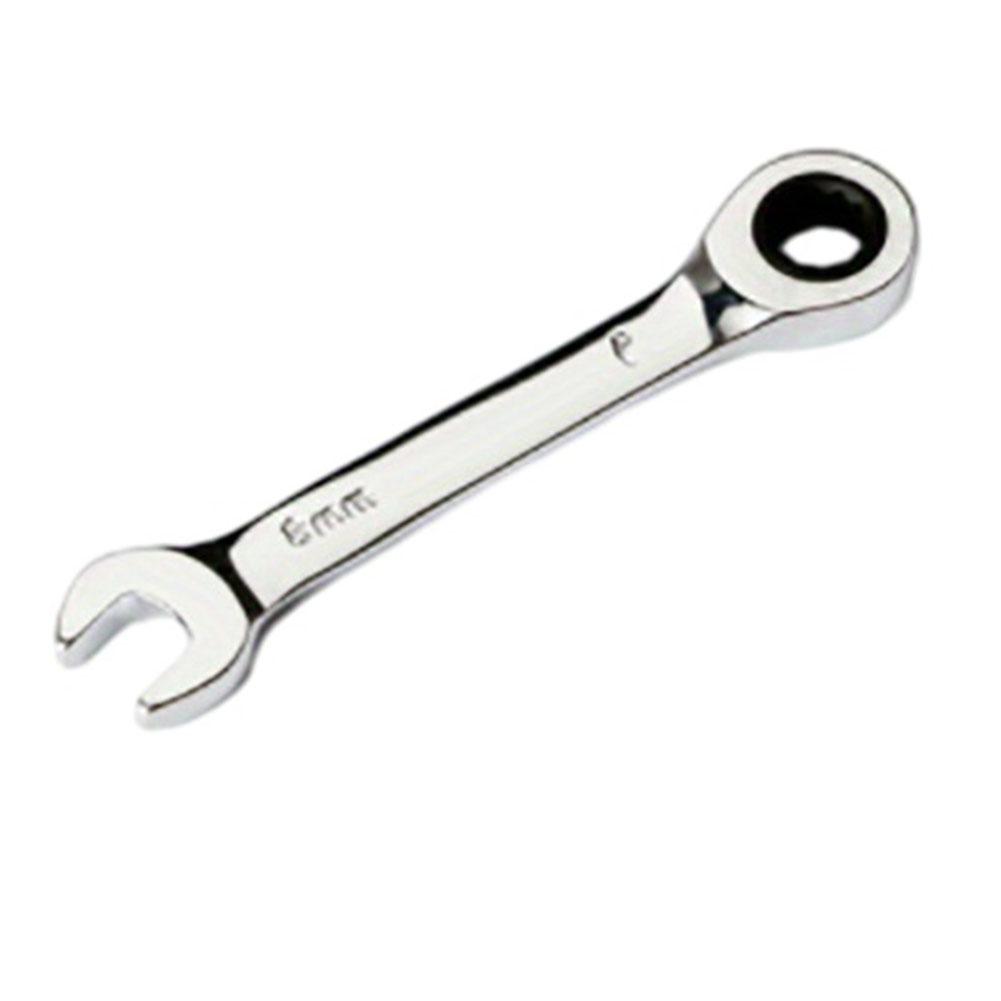 Short Handle Ratchet Wrench 1Pcs Wrench Spanner Alloy Steel Auto Repair Tool Precision Ratchet Ratchet Socket New