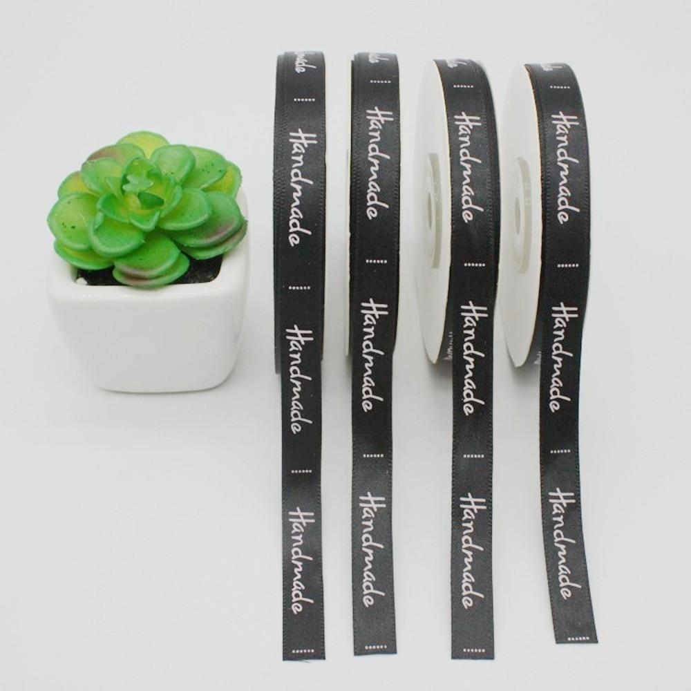 10mm Breite Satinband Blumenstrauß Dekoration Farbiges Muster DIY Geschenk Dekoration Dekoratives Handgemachtes Kuchenverpackung Band
