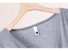 2025 Women's V-neck Long-sleeve Slim-fit T-shirt - Stylish Spring/Autumn Design