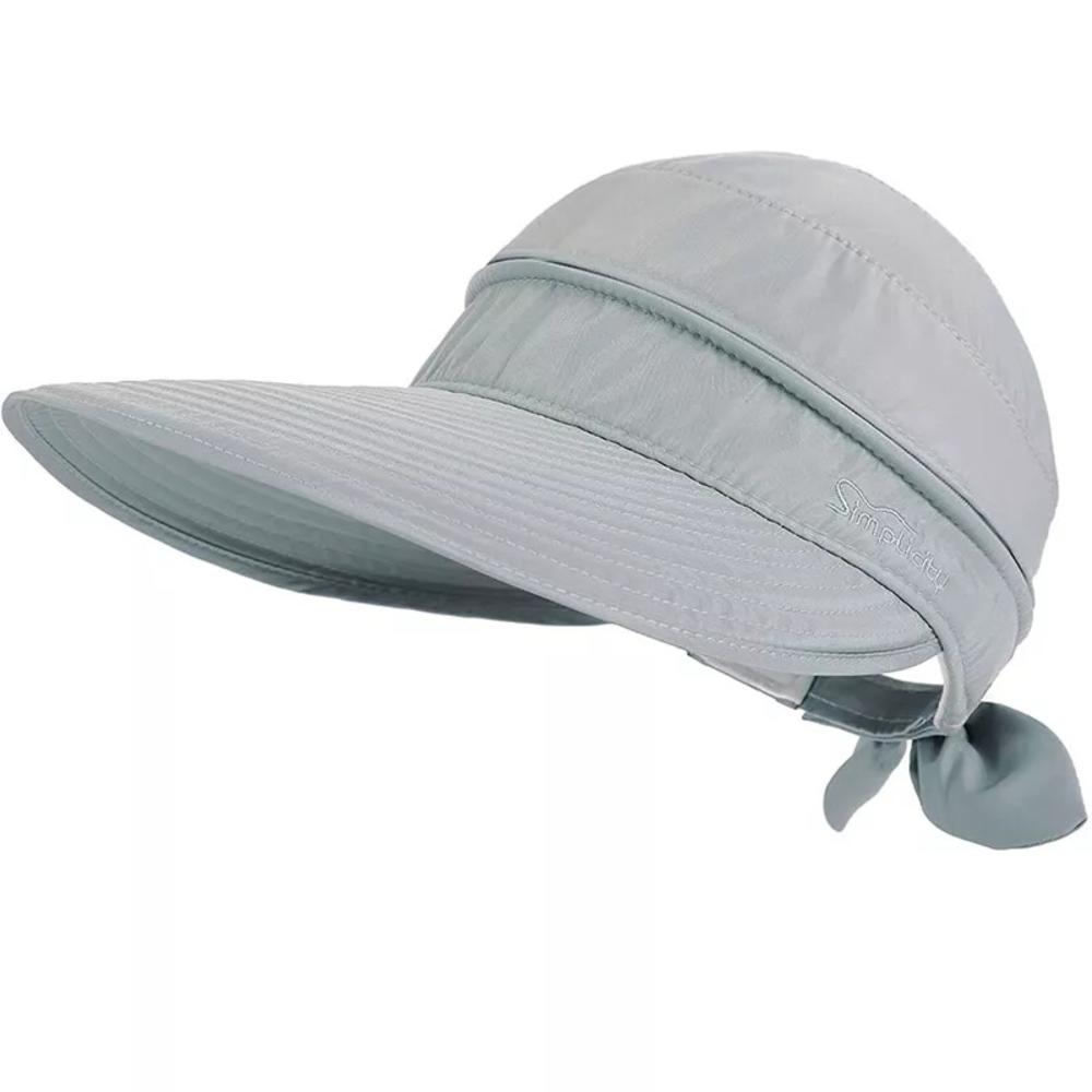 Foldable Hat Wide Brim Sun Hat Summer Hat Protective For Beach Ladies Women Anti-Uv Beach Visor Caps Hats