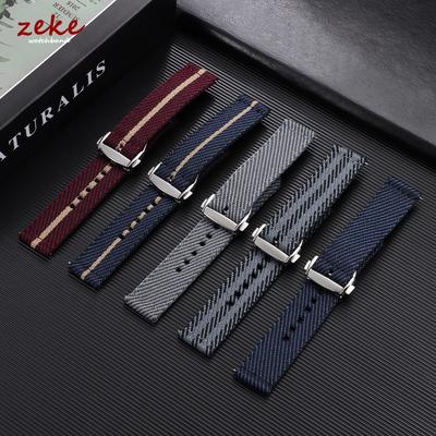20mm Nylon Watch Strap for Omega Watches Woven Canvas Fabric Watch Band Men's Military Sport Quick Release Replacement Bracelet