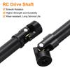 uxcell 2pcs RC Drive Shaft C VD Drive Shaft Metal Universal Replacement Upgrade Parts for 1/10 RC Car 90046 SCX10 95-130mm 118-170mm