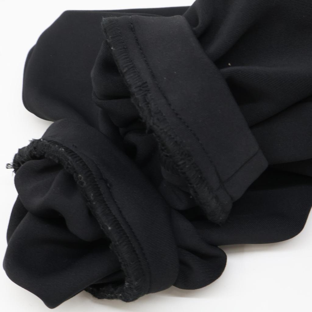 UNITED ARROWS Black Pearl Motif Long Sleeve One-piece Dress 38 blackUsed