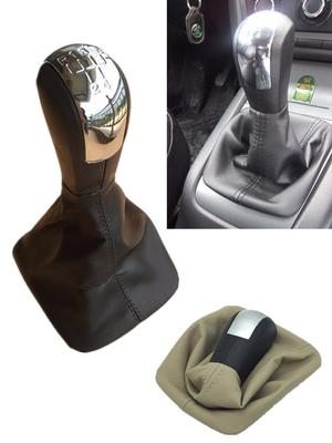 Klíček řadicí páky s koženou manžetou pro Škoda Octavia A5 MK2 Sedan & Combi 2004-2012