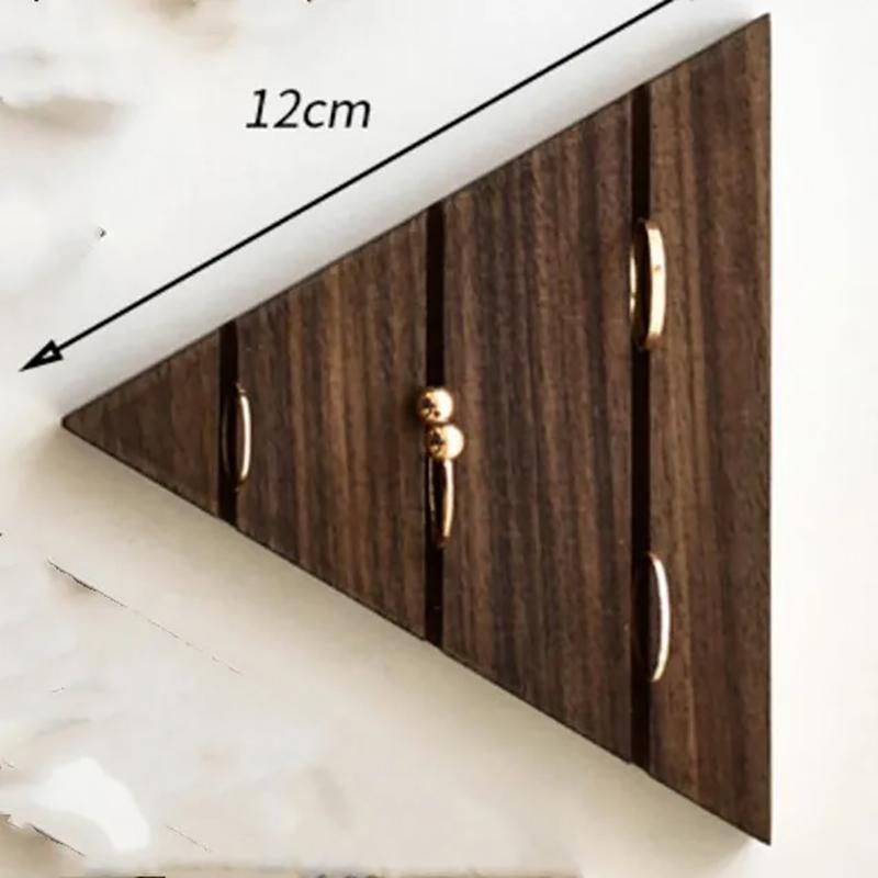 Black Walnut Ring Holder Photo Props Jewelry Display Rack Tray Storage Boxes Jeweler Seller Window Counter Display Home Decor Ornaments Accessories