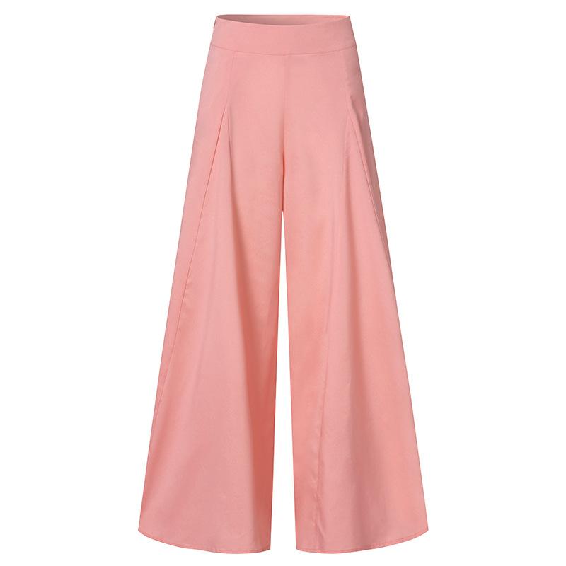 Women's High Waist Wide Leg Casual Pants In Multiple Colors