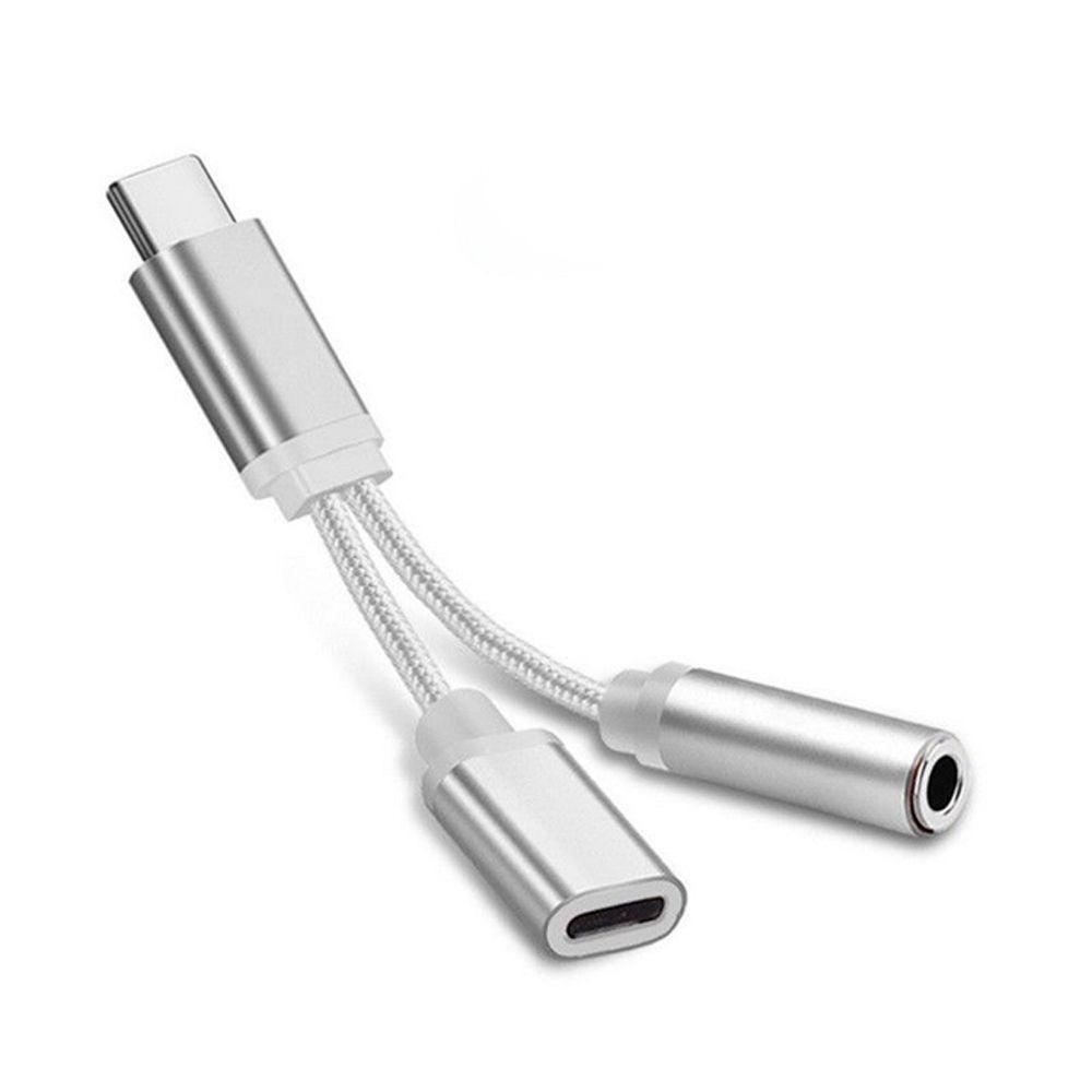 USB C To 3.5mm Type C Audio Adapter Male To Female Audio Converter Adapter 3.5mm Jack Connector