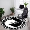 1pc Wolf Office Round Area Rug, Under Office Chairs Bedroom Living Room Home Decor, Room Deco, Available in Various Sizes