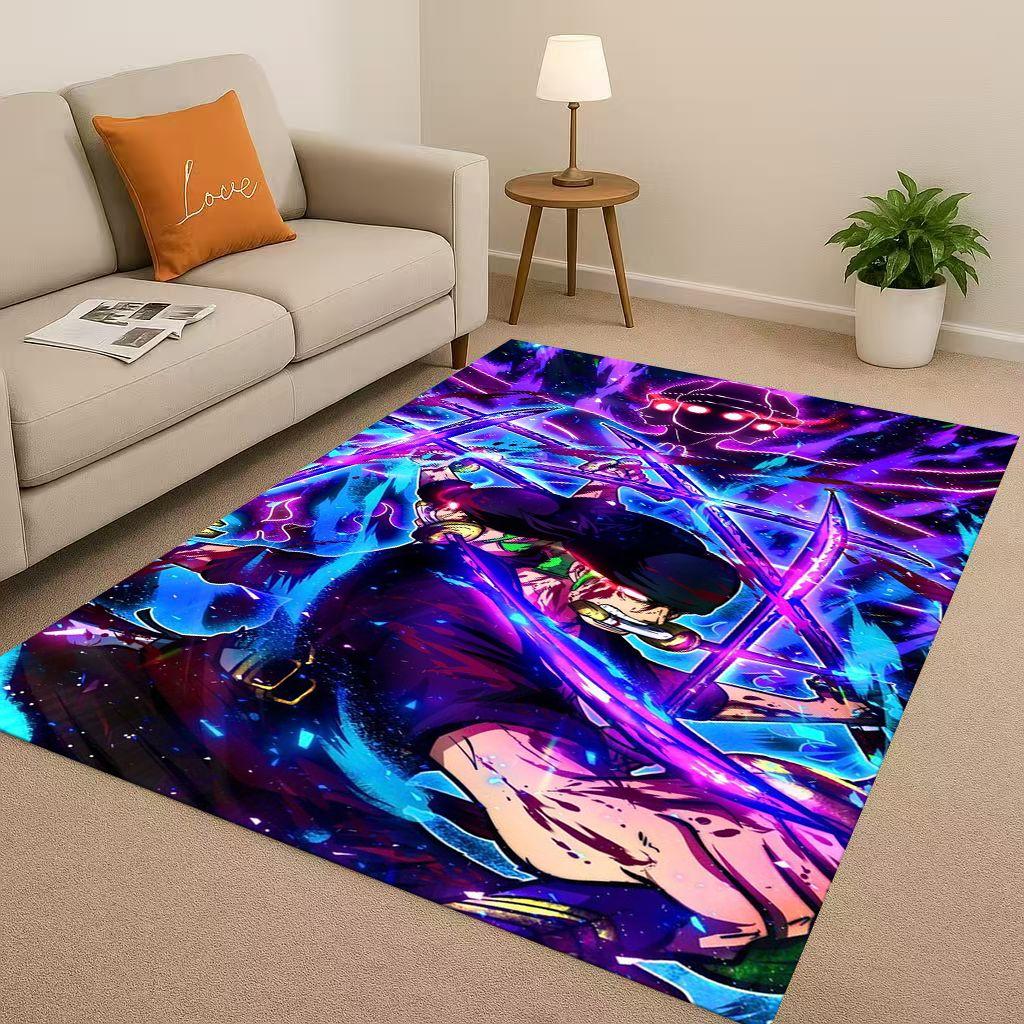 HD Z-Zoro Desen Animat Japonia Anime Covor Zona Non-Alunecare pentru Sufragerie, Dormitor, Cameră de Joacă, Canapea, Ușor de Curățat Decor Casă Preș Copil