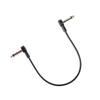 15cm Flat Black Electric Guitar Pedal Connection Cable