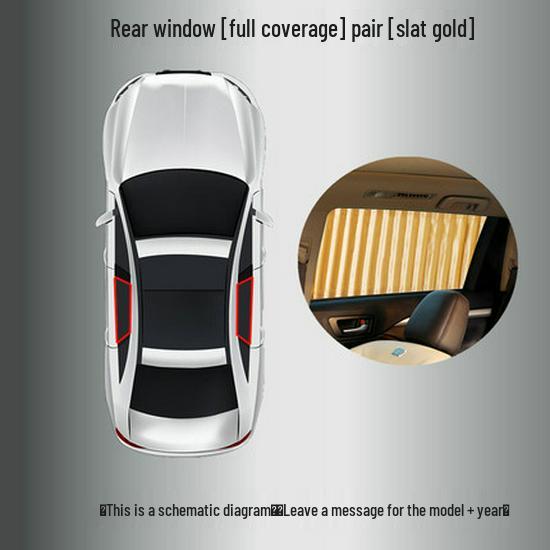 Volkswagen Tiguan L Interior Sunshade Curtain for Heat Insulation and Privacy