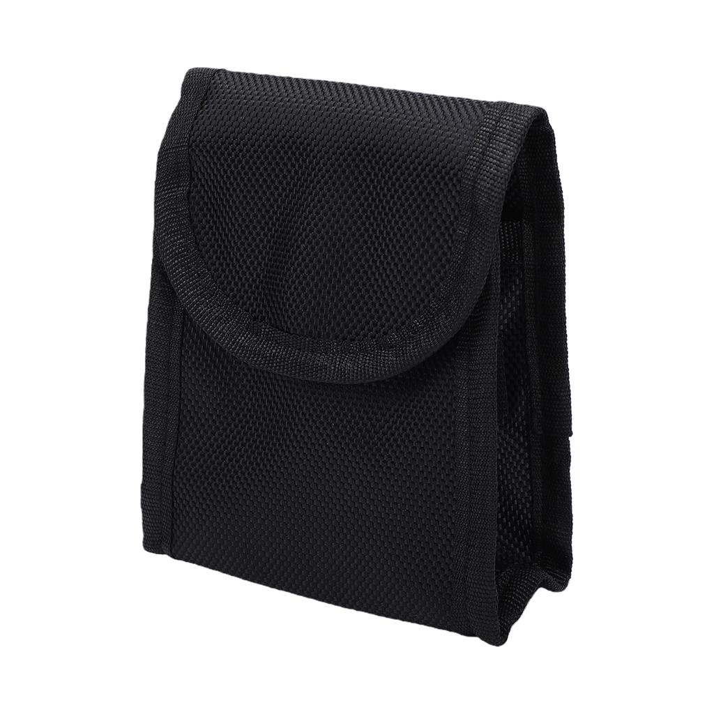 Tee Ball Pouch Bag Oxford Cloth Anti Dust Tee Holder Ball Waist Carry Bag Black for Cart