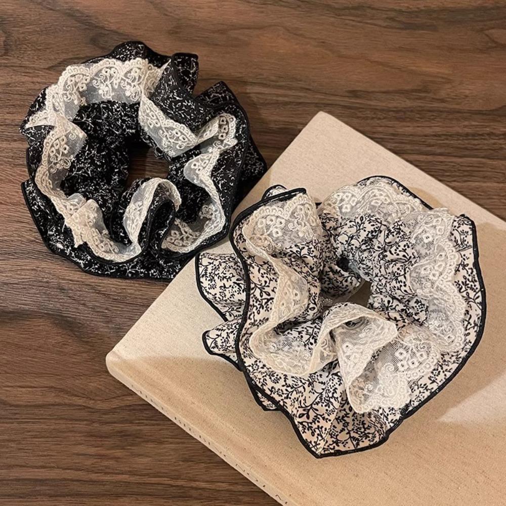 Large Size Women Hair Scrunchies French Style Oversized Hair Ropes  Hair Accessory